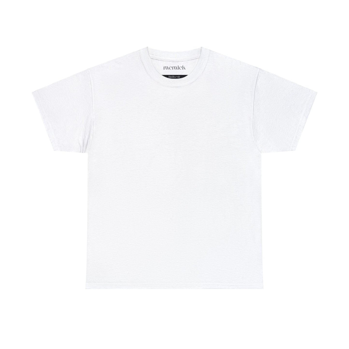 Siyah Lale - 10 Balıkesir - T-Shirt - Back Print - Black/White