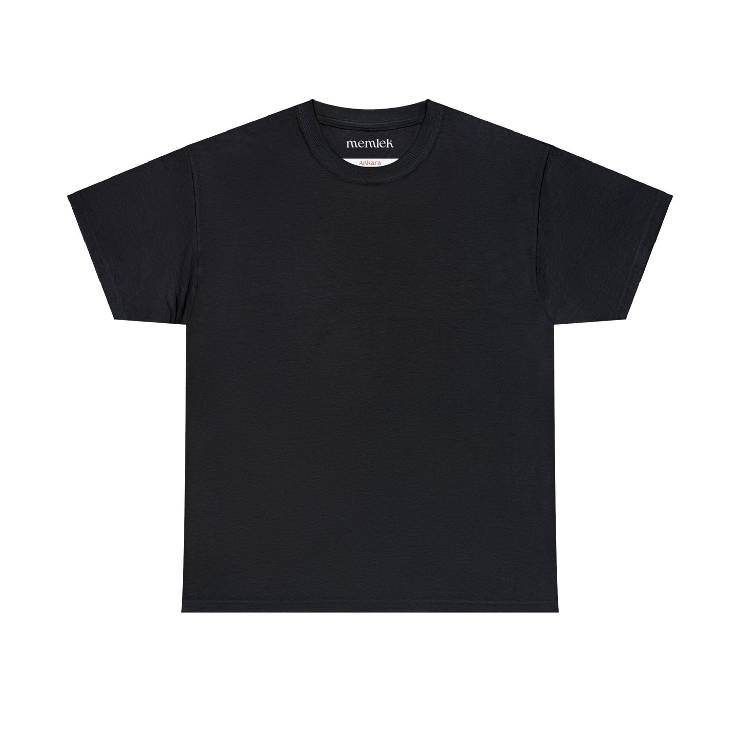 Siyah Lale - 06 Ankara - T-Shirt - Back Print - Black/White