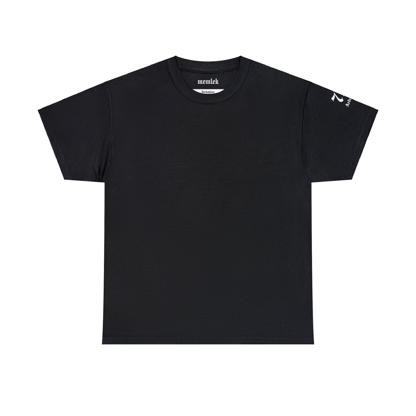 Şehirim - 75 Ardahan - T-Shirt - Back Print - Black