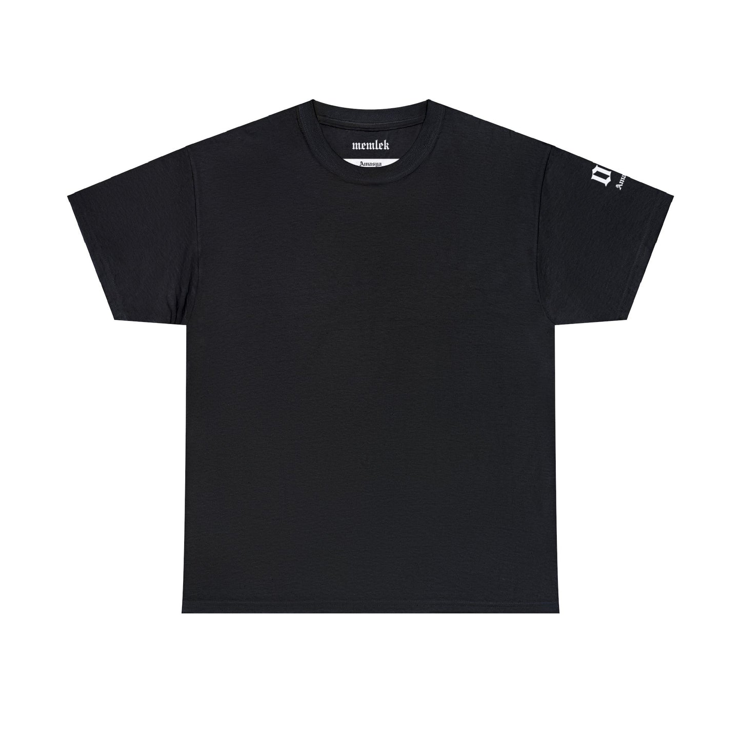 İlçem - 05 Amasya - T-Shirt - Back Print - Black