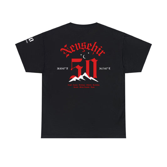 İlçem - 50 Nevşehir - T-Shirt - Back Print - Black