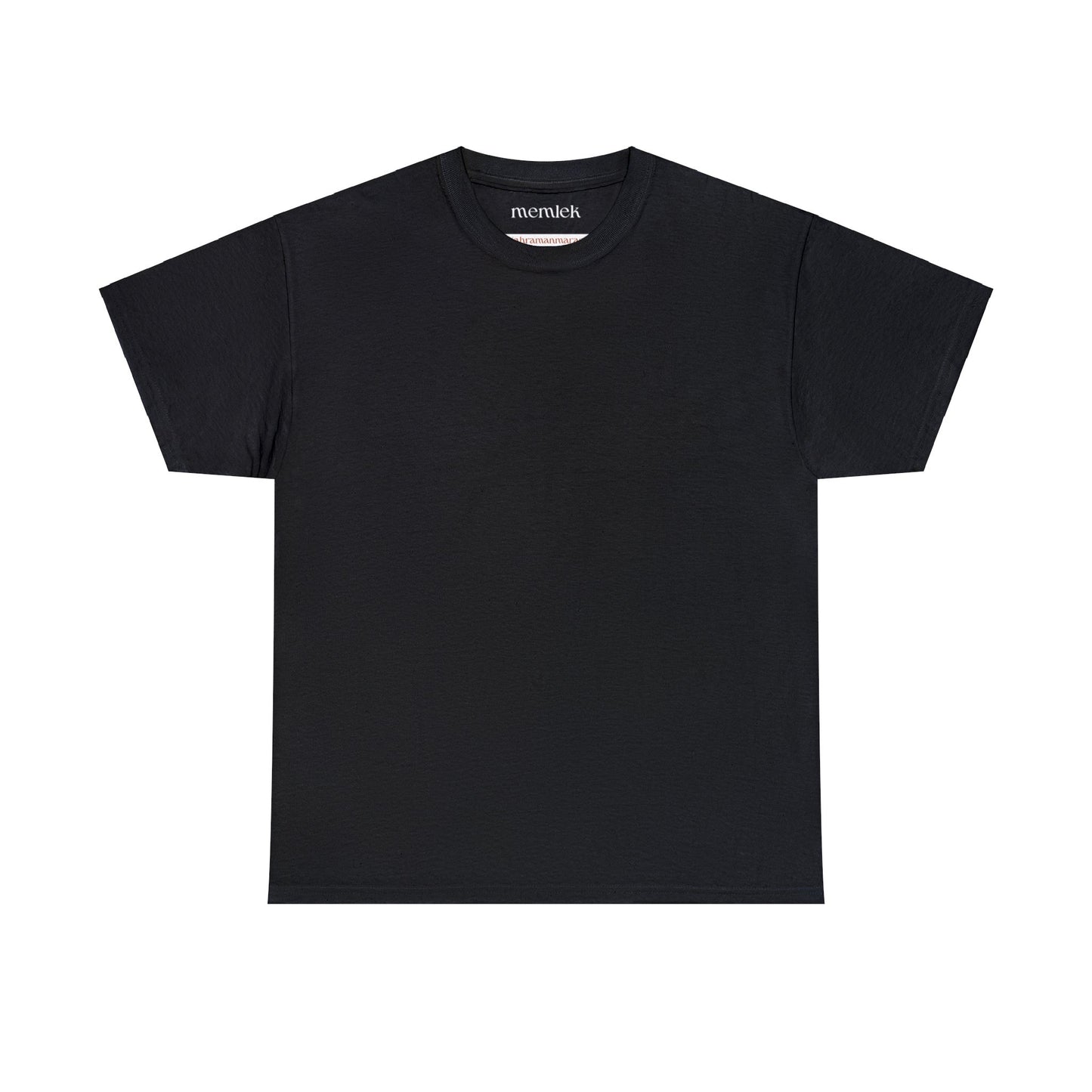 Siyah Lale - 46 Kahramanmaraş - T-Shirt - Back Print - Black/White