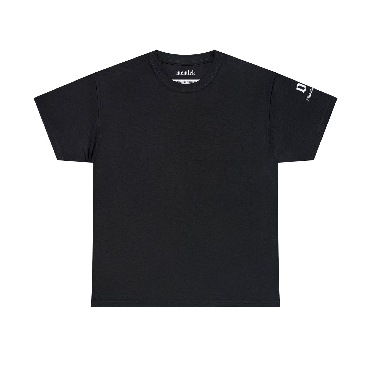 Şehirim - 03 Afyonkarahisar - T-Shirt - Back Print - Black