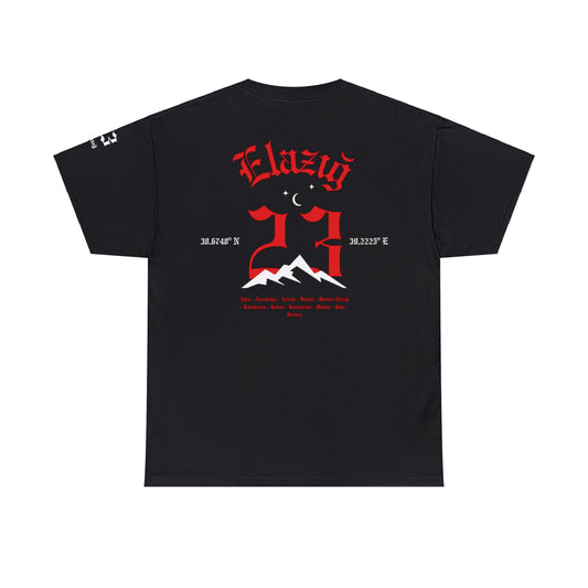 İlçem - 23 Elazığ - T-Shirt - Back Print - Black