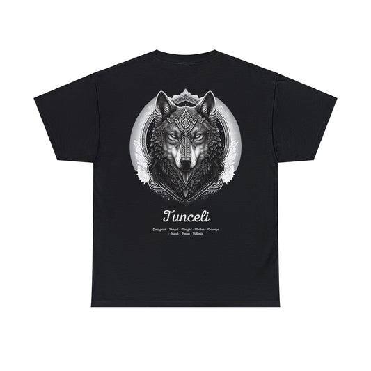 Kurt - 62 Tunceli - T-Shirt - Back Print - Black/White