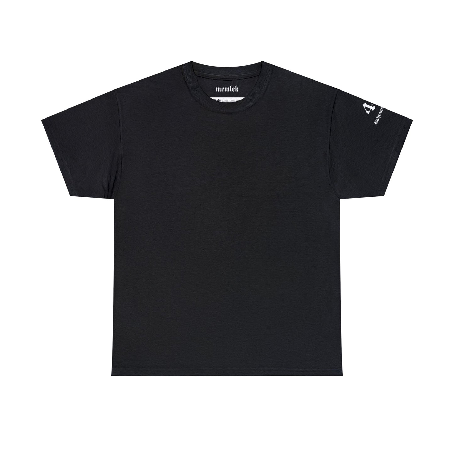 İlçem - 46 Kahramanmaraş - T-Shirt - Back Print - Black