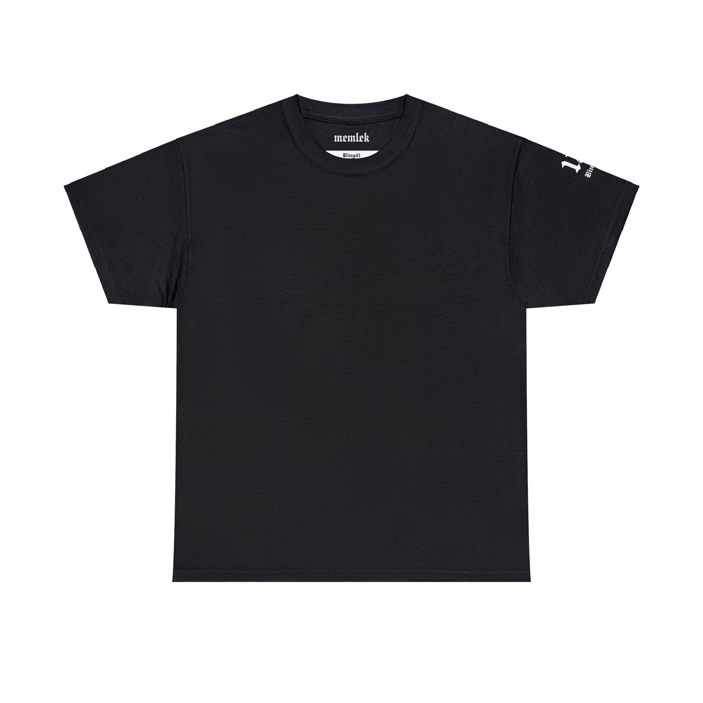 İlçem - 12 Bingöl - T-Shirt - Back Print - Black